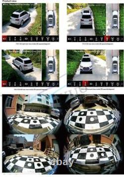 1080P 4CH 3D 360° Bird View Panorama System Driving Video Recording DVR Anti-Fog