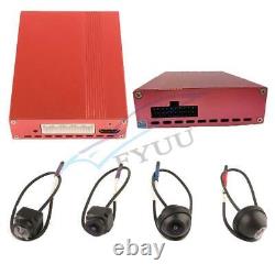 1080P 4CH 3D 360° Bird View Panorama System Driving Video Recording DVR Anti-Fog