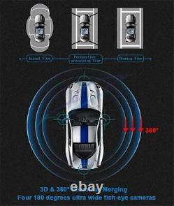 1080P 4CH 3D 360° Bird View Panorama System Driving Video Recording DVR Anti-Fog