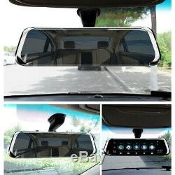 10Inch 4G Car Rearview Mirror DVR Camera Dual Lens Android 5.1 Dash Cam Recorder