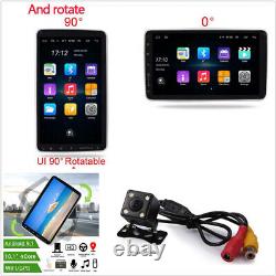 10.1In Rotatable Car Radio Stereo Player With Camera GPS WiFi 2+32G Touch Screen