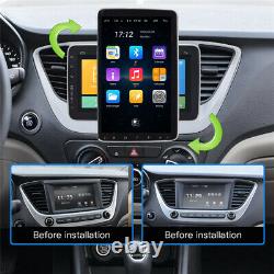 10.1in 1DIN Android 9.0 Car Stereo Head Unit WiFi GPS Sat Nav Touch Screen MP5