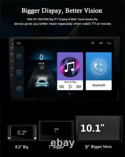 10inch 1Din Android 8.1 Car Stereo Radio GPS WiFi 3G/4G BT DAB Mirror Link OBD