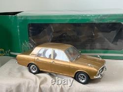 118 Scale Cult 1970 Ford Cortina Mk2 1600E Gold Metallic Boxed
