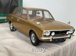 118 Scale Cult 1970 Ford Cortina Mk2 1600E Gold Metallic Boxed