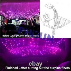 12W Twinkle Fiber Optic Light Car Ceiling Decor Star Lamp APP/RF/Music Control