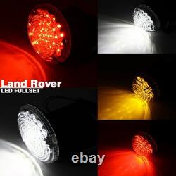 12X Upgrade Lamp Light Kit For Land Rover Defender 90 110 130 Led Deluxe Smoked