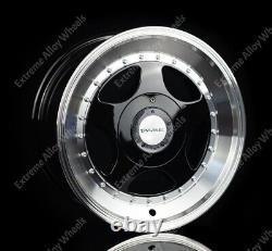 15 Black F5 Alloy Wheels Fits Ford B Max Cortina Courier Ecosport 4x108