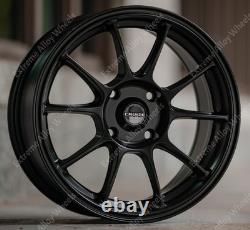 15 Black SR9 Alloy Wheels Fits Ford B Max Cortina Courier Ecosport 4x108