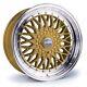 15 Gold Rs Alloy Wheels Fits Ford B Max Cortina Courier Ecosport 4x108