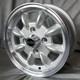 15 Rims Minilite 7x15 4x108 Et5 63.4 Silver Ford Capri Cortina Escort