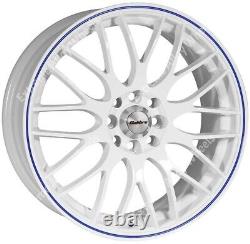 15 White Motion Alloy Wheels Fits Ford B Max Cortina Courier Ecosport 4x108