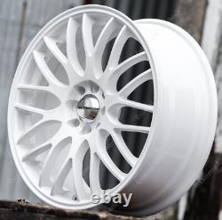 17 White Motion Alloy Wheels Fits Ford B Max Cortina Courier Ecosport 4x108