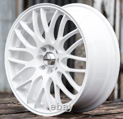 17 White Motion Alloy Wheels Fits Ford B Max Cortina Courier Ecosport 4x108