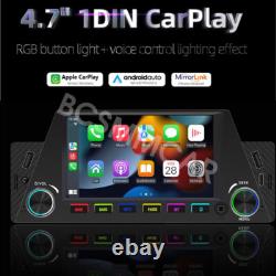 1 Din Car MP5 Player Radio Stereo Audio For Apple Caplay Head Unit Mirror Link