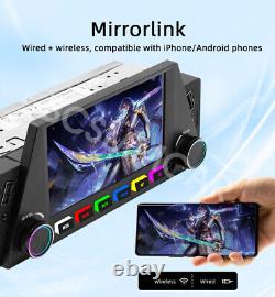 1 Din Car MP5 Player Radio Stereo Audio For Apple Caplay Head Unit Mirror Link