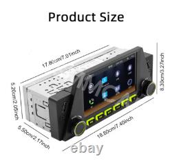 1 Din Car MP5 Player Radio Stereo Audio For Apple Caplay Head Unit Mirror Link