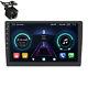 2din 9in Car Radio Stereo Gps Navi Mp5 Player Bt Wifi Android 9.1 Head Unit Cam