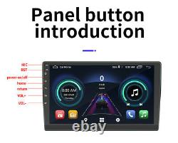 2DIN 9in Car Radio Stereo GPS NAVI MP5 Player BT WiFi Android 9.1 Head Unit +Cam