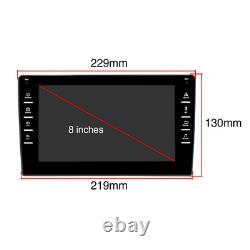 2Din Android 9.0 8in Touchscreen Car Stereo MP5 Player GPS Navigation WiFi 1+16G