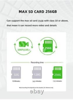 2K HD Car DVR 4 Cameras 3 LCD Screen WIFI Dash Cam Night Vision For Taxi Driver