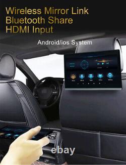 2X 13.3 Android11 Car Headrest Touch Screen Monitor 1080 PFM WIFI Bluetooth