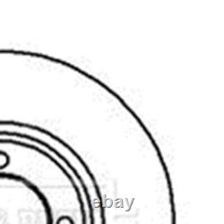 2x BORG & BECK Brake Disc BBD4724 FOR Escort Cortina Estate Capri Stellar Coach