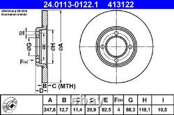2x BRAKE DISC FOR FORD ESCORT/II/Mk/Turnier/Break TAUNUS/V/III CORTINA/'80/Coach