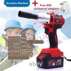 360n. M 68V Cordless Rechargeable Brushless Electric Wrench with Universal Adaptor