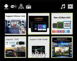 4+64GB 10.1in Single Din Android 9.0 Car Stereo Radio FM AM Sat Nav GPS Wifi BT