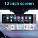 4+64g Dash Cam Android 13 Car Mirror Dvr Camera Gps Navigation Recorder Adas Fm