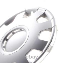 4 Hub Caps 13 Inch Wheel Trims Covers Alfa silber for Citroen Ford Lancia MINI R