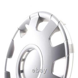 4 Hub Caps 13 Inch Wheel Trims Covers Alfa silber for Citroen Ford Lancia MINI R