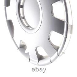 4 Hub Caps 13 Inch Wheel Trims Covers Alfa silber for Citroen Ford Lancia MINI R