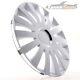 4 Hub Caps 13 Inch Wheel Trims Covers Sail White Weiß For Citroen Ford Lancia Mi