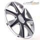 4 Hub Caps 15 Inch Wheel Trims Covers Run Iv Silber / Schwarz For Citroen Ford L