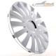4 Hub Caps 15 Inch Wheel Trims Covers Sail White Weiß For Citroen Ford Lancia Mi