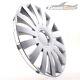 4 Hub Caps 16 Inch Wheel Trims Covers Wind Silber For Citroen Ford Lancia Mini R