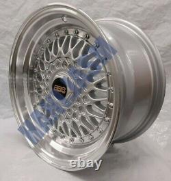 4x New 15 Inch Alloy Wheels Alloys Bbs Rs Rep Ford Escort Cortina Fiesta 4x108