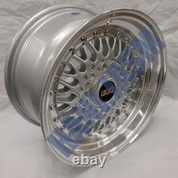 4x New 15 Inch Alloy Wheels Alloys Bbs Rs Rep Ford Escort Cortina Fiesta 4x108