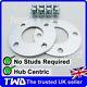 5mm Alloy Wheel Spacers + Extra Long Nuts For Ford (4x108 63.4 Pcd) Shim 2h8vs