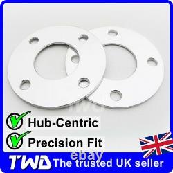 2 X 5mm ALLOY WHEEL SPACERS SHIMS SPACER UNIVERSAL FOR FORD 2 4X108 M12 N 