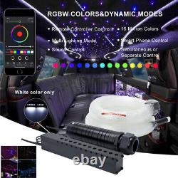 6W RGBW Fiber Optic Light Engine Bluetooth APP Control 2M Shooting Meteor Effect