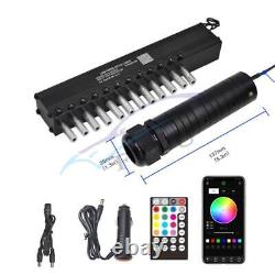 6W RGBW Fiber Optic Light Engine Bluetooth APP Control 2M Shooting Meteor Effect