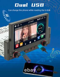 6.2in 1DIN GPS Car Radio Head Unit Multimedia Player Bluetooth Handsfree USB Wif