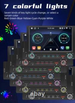 6.2in 1 DIN Car Stereo Radio Bluetooth CarPlay Player FM GPS Wifi USB WithCamera