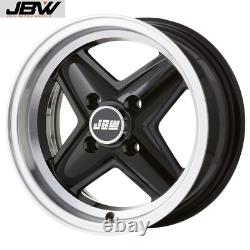 6x13 JBW REVOLITE CLASSIC FORD 4X108 CORTINA MK1 MK2 ALLOY WHEELS (x4)