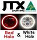 7 Led Headlights Red And White Ford Cortina Mk1 Mk2 Escort Lights