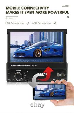 7in 1Din Car Stereo Radio Recorder GPS Bluetooth CarPlay MP5 Player Touch Screen