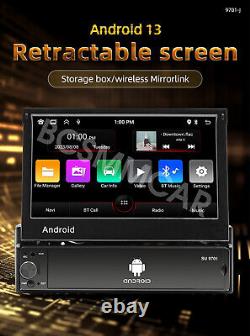 7in 1Din Radio Car Stereo For Apple CarPlay Android Auto Bluetooth GPS WIFI MP5